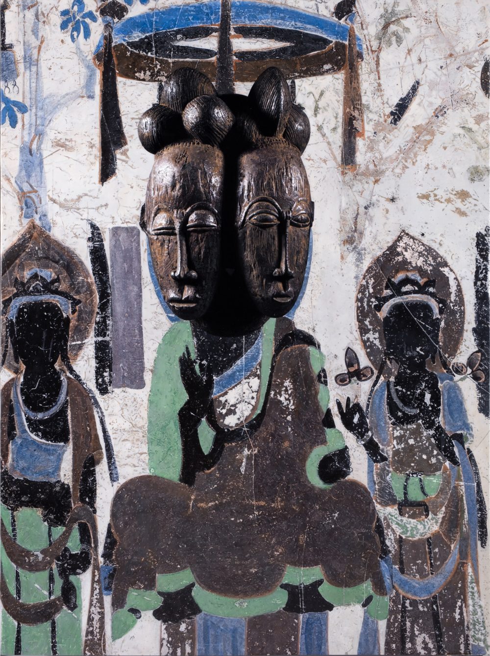 Evolution-Seated Buddha from the North Wall of Mogao Cave No. 390, Baoule Mask