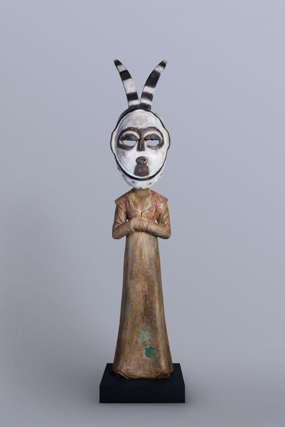 进化－唐彩绘侍女木俑、Bini 面具