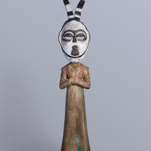 Evolution - Standing Female Attendant, Bini Mask