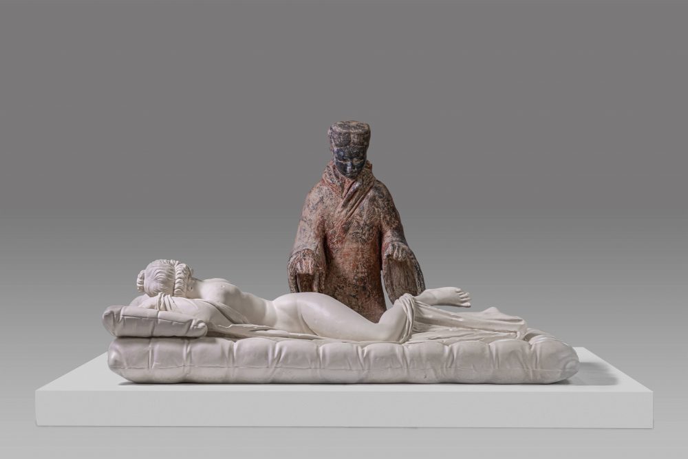 异形 2 – 沉睡的赫马佛洛狄忒斯，西汉陶抚瑟女俑