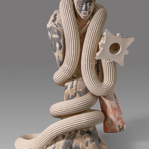 异形3 – 罗马柱，西汉彩绘陶舞俑